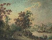 Landscape with city Lorens Gottman